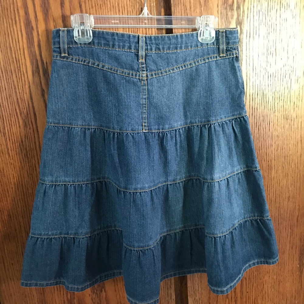 DENIM PEASANT/PRARIE MIDI SKIRT🦋 - Picture 5 of 8